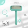 Гребінець для тварин Tauro Pro Line прямокутний M, зубці 11 мм mint (TPLB63547)