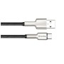Дата кабель USB 2.0 AM to USB-C 1.0m head metal black ColorWay (CW-CBUC046-BK)