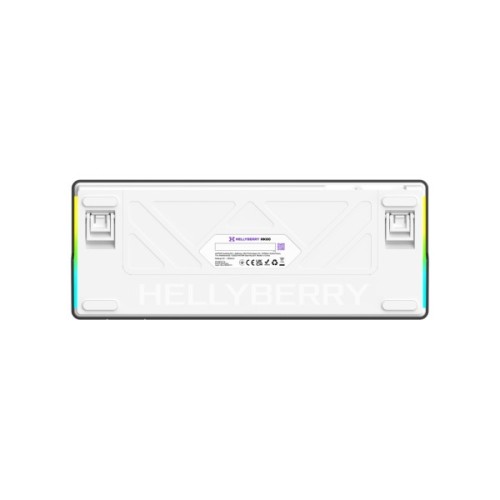 Клавіатура Hator Hellyberry HK60 Mechanical Linear RGB USB UA White/Violet (HK60)