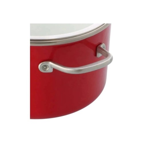 Каструля KitchenAid Steel Core 24 см 6 л червоний (CC003270-001)