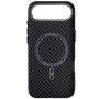 Чохол до мобільного телефона Armorstandart LikeCarbon2 MagCase Apple iPhone 17 Air Carbon Black (ARM86260)