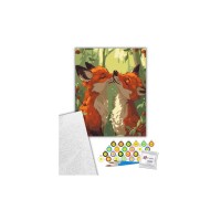 Картина по номерам ArtCraft Ніжні лисички 40х50 см (11690-AC)