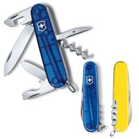 Ніж Victorinox Spartan Ukraine 91 мм Синьо-прозорий/Жовтий (1.3603.T2.8)
