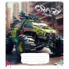 Зошит Школярик Monster trucks 36 аркушів лінія (036-3283L)