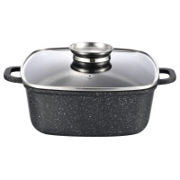 Каструля Gusto квадратна покриття Marble 2,8 л (GT-2504-20)