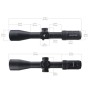 Оптичний приціл Vector Optics S4 4-16x44 (30 мм) SFP MDL wire reticle (OPSL16)