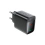 Зарядний пристрій Acefast A106 1xUSB-C PD45W + 1xUSB QC3.0 GaN black (6974316284031)