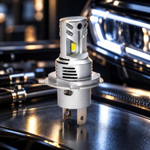 Автолампа Vitol LV1-H4/LED-chips 3570 CSP/9-18v/35w/3000Lm/6000K (LV1-H4)