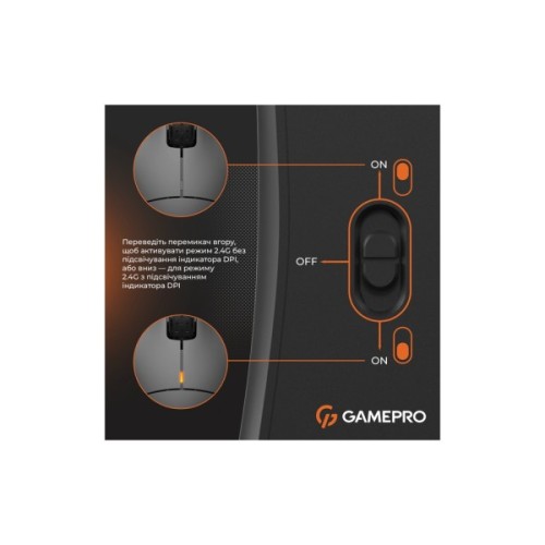 Мишка GamePro GM990B Wireless Black (GM990B)