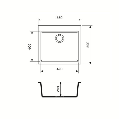 Мийка кухонна Adamant Univer чорний + змішувач + дозатор (4824296902103)