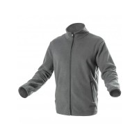 Кофта робоча Hoegert PASADER HT5K382-XL 100% поліестер темно-сіра, XL (54) (HT5K382-XL)