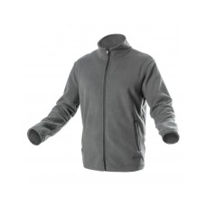 Кофта робоча Hoegert PASADER HT5K382-XL 100% поліестер темно-сіра, XL (54) (HT5K382-XL)