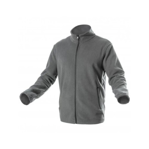 Кофта робоча Hoegert PASADER HT5K382-XL 100% поліестер темно-сіра, XL (54) (HT5K382-XL)