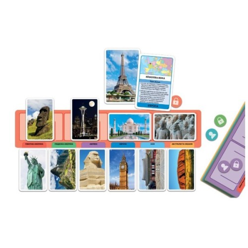 Настільна гра Tactic Чудеса світу (укр.) (56262)