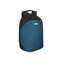 Рюкзак шкільний Optima Anti-theft" 17 Чорний із синім (O97366-02)