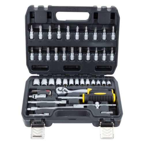 Набір інструментів Sigma насадок торцевих та біт 1/4" 46шт CrV mid (6003511)