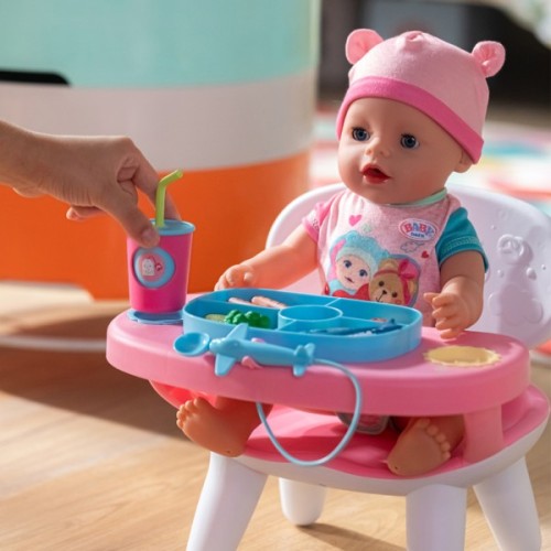 Ігровий набір Baby Born Столик для годування ляльки Baby Born S2 Час обіду (840634)