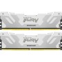 Модуль пам'яті для комп'ютера DDR5 48GB (2x24GB) 8000 MHz Renegade White/Silver Kingston Fury (ex.HyperX) (KF580C38RWK2-48)