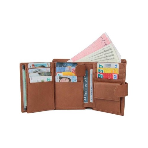 Портмоне Vintage З натуральної шкіри Коричневе (14534)