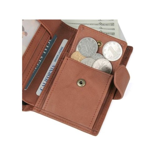 Портмоне Vintage З натуральної шкіри Коричневе (14534)