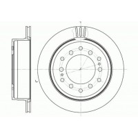 Гальмівний диск REMSA 6956.10