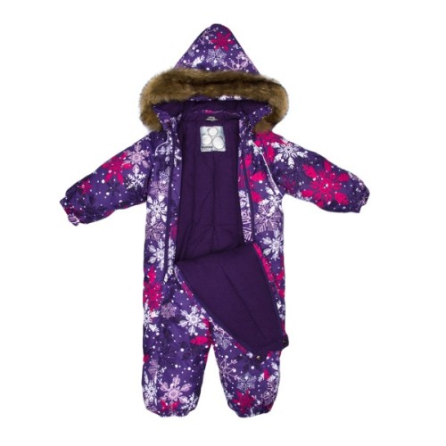 Комбінезон дитячий Huppa KEIRA 31920030 ліловий з принтом 104 (4741632017986)