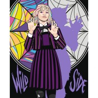 Картина по номерам Santi Wednesday Enid Sinclair werewolf 40х50 см (955361)