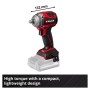 Гайковерт Einhell Professional ударний TP-CW 18/350-C Li BL - Solo 18V, 350Нм 0-2400об/хв (4510055)