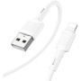 Дата кабель USB 2.0 AM to Lightning 1.0m 2.4A X83 white HOCO (6931474770875)