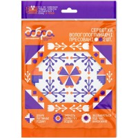 Серветки для прибирання Добра Господарочка Колекція Вибійка Целюлозні вологопоглинаючі Білі з принтом 2 шт. (4820086523974)