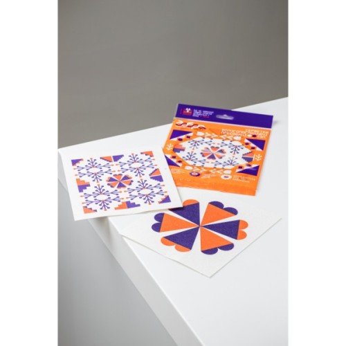 Серветки для прибирання Добра Господарочка Колекція Вибійка Целюлозні вологопоглинаючі Білі з принтом 2 шт. (4820086523974)