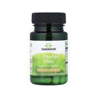 Вітамінно-мінеральний комплекс Swanson Пробіотик, 7 млрд КУО, Probiotic L. Reuteri Plus, 30 веганських капсу (SWV19025)