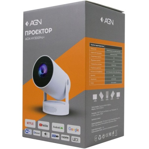 Проектор AGN HY300Pro+ (AGN-HY300Pro+)