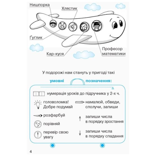 Робочий зошит НУШ Математика. Для 1 класу. У 4 частинах. Частина 1 - О.М. Гісь, І.В. Філяк, М.М. Зелінська Ранок (9786170927248)