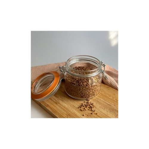 Банка Uniglass серія "Econ Round" з бугельною застібкою 200 мл (22502)