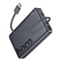 Батарея універсальна HOCO 10000 mAh Origen Dual PD/20W Magnetic with cable Type-C Metal Gray (Q44 / 714983)