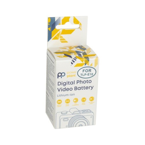 Акумулятор до фото/відео PowerPlant Canon TLP-E10 1020mAh з кабелем Type-C (CB971275)