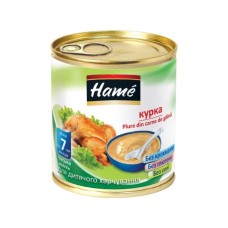 Дитяче пюре Hame м`ясне курка, 100 г (8595139726218)