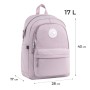 Рюкзак шкільний GoPack Education Teens 141L пудровий (GO26-141L-2)
