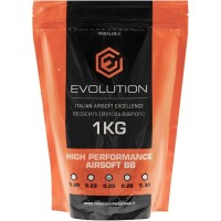 Страйкбольні кульки Evolution BB 6мм 0.25г High Performance White 1кг/уп (BBEA25-BOX)