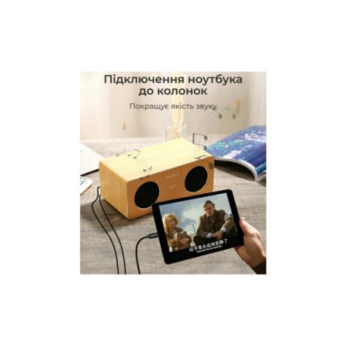 Кабель мультимедійний USB-C M to 2xRCA M 1.5m black Vention (BGDBG)