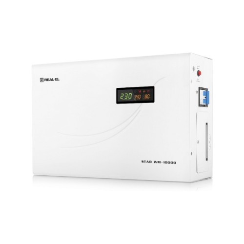 Стабілізатор напруги REAL-EL STAB WM-10000 (EL122400015)