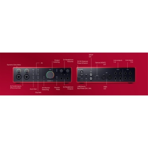 Аудіоінтерфейс Focusrite Scarlett 16i16 4th Gen (236532)