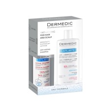 Набір косметики Dermedic Capilarte Anti-Ageing Для боротьби зі старінням волосся Шампунь 300 мл + Сироватка 150 мл (5901643177737)