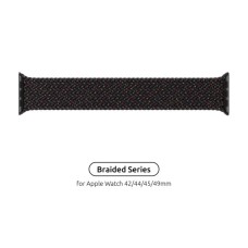 Ремінець до смарт-годинника Armorstandart Braided Solo Loop для Apple Watch 49/46/45/44/42 (Series 1-3) Black Unity Size 10 (172 mm) (ARM64906)