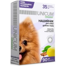 Нашийник для тварин Unicum Organic від бліх та кліщів для собак 35 см (4820150202071) Нашийник для тварин Unicum Organic від бліх та кліщів для собак 35 см (4820150202071)