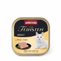 Паштет для котів Animonda Vom Feinsten Adult with Beef + Chicken 100 г (4017721832083)