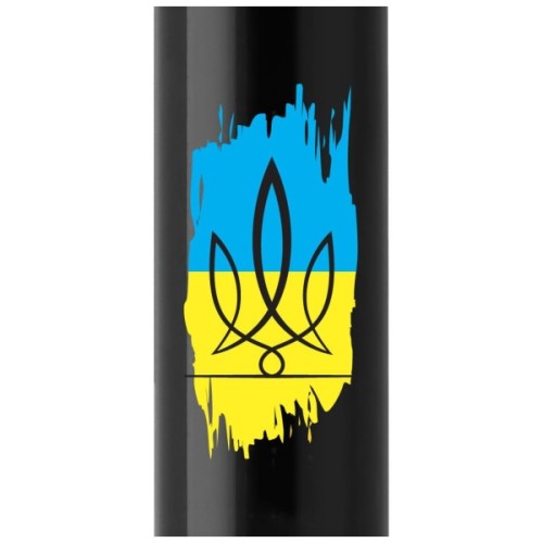 Ручка кулькова Parker IM 17 UKRAINE Black GT BP Тризуб фігурний на тлі прапора (22032_T1026u)