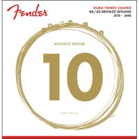 Струни для гітари Fender 880XL 80/20 Dura-Tone Coated Bronze Wound Acoustic Strings (10-48) (208101)
