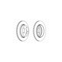 Гальмівний диск FERODO DDF1297C-1